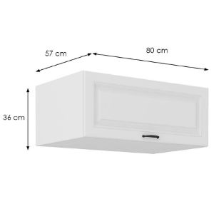 Obrazek Szafka kuchenna Stilo biały mat/biały 80 Nagu-36 1F