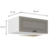 Obrazek Szafka kuchenna Stilo claygrey/biały 80 Nagu-36 1F