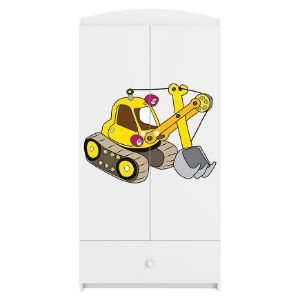 Obrazek Szafa Babydreams Biały – Koparka