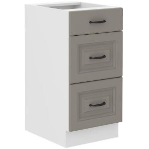 Obrazek Szafka kuchenna Stilo claygrey/biały 40D 3S BB