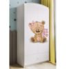 Obrazek Szafa Babydreams Biały – Miś Kwiatki