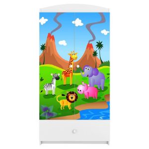 Obrazek Szafa Babydreams Biały – Safari