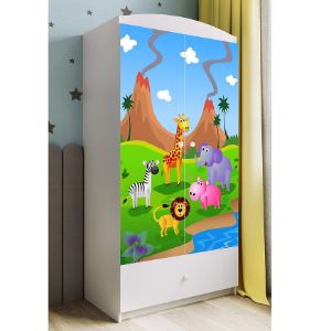 Obrazek Szafa Babydreams Biały – Safari
