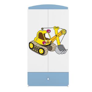 Obrazek Szafa Babydreams Niebieski – Koparka