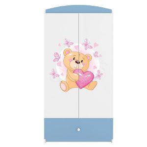 Obrazek Szafa Babydreams Niebieski – Miś Motyl