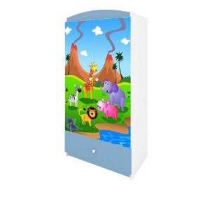 Obrazek Szafa Babydreams Niebieski – Safari