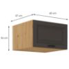 Obrazek Szafka kuchenna Stilo grafit mat/artisan 60 Nagu-36 1F