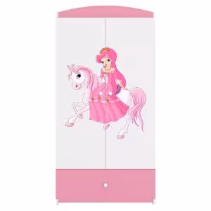 Obrazek Szafa Babydreams Różowy – Księżniczka 1
