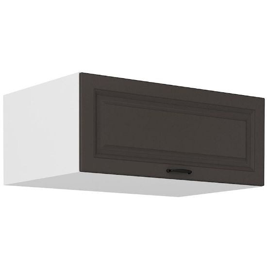 Obrazek Szafka kuchenna Stilo grafit mat/biały 80 Nagu-36 1F