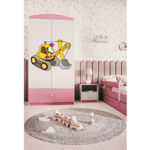 Obrazek Szafa Babydreams Różowy – Koparka