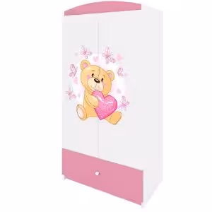 Obrazek Szafa Babydreams Różowy – Miś Motyl