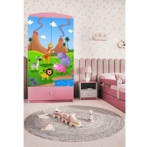 Obrazek Szafa Babydreams Różowy – Safari