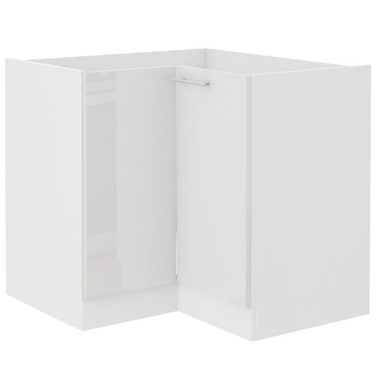 Obrazek Szafka Kuchenna Lara 89x89 Dn 1f Bb Mdf Biały Połysk