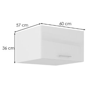 Obrazek Szafka kuchenna Lara 60 NAGU-36 1F biały połysk