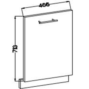Obrazek Szafka Kuchenna Lara Front Zm.713x446 Biały Połysk
