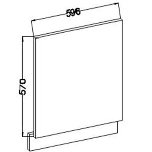 Obrazek Szafka Kuchenna Lara Front Zm.570x596 Cappucino Poł