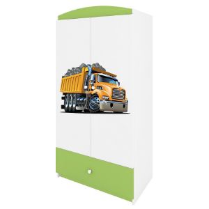 Obrazek Szafa Babydreams Zielony – Ciężarówka