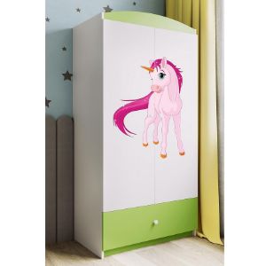 Obrazek Szafa Babydreams Zielony – Jednorożec