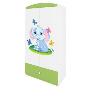 Obrazek Szafa Babydreams Zielony – Słonik