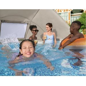 Obrazek Basen stelażowy z baldachimem 3,96 x 1,07 m 561FY