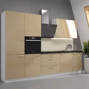 Obrazek Szafka Kuchenna Lara 60dk-210 2f Bb Cappucino Połysk