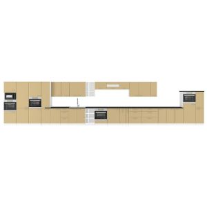 Obrazek Szafka Kuchenna Lara 50zl 1f Bb Cappucino Połysk
