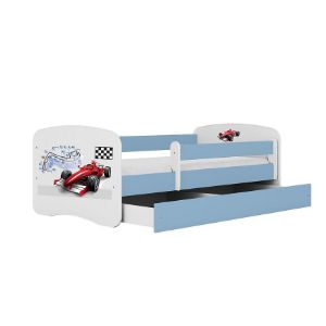 Obrazek Łóżko dziecięce z materacem i szufladą Babydreams Niebieski 70x140 Formuła