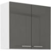 Obrazek Szafka Kuchenna Lara 80g-72 2f Szary Połysk