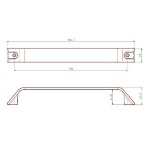 Obrazek Uchwyt (2Z128-160 D50) Scandi/Nessa/Tessa