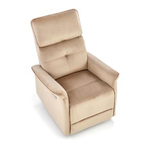 Obrazek Fotel z funkcją elektrycznego rozkładania Tomi beżowy