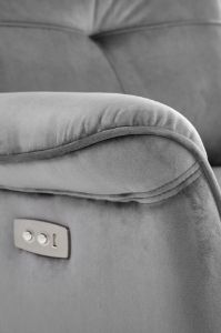 Obrazek Fotel z funkcją elektrycznego rozkładania Tomi popielaty