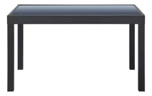 Obrazek Stół rozkładany ze szklanym blatem XT1331A 135/270x90x75 ciemnoszary