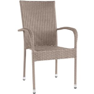 Obrazek Krzesło ogrodowe technorattan PARISO kolor naturalny