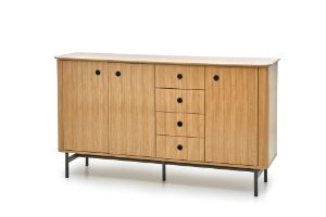 Obrazek Komoda Saon 1 dąb naturalny/czarny