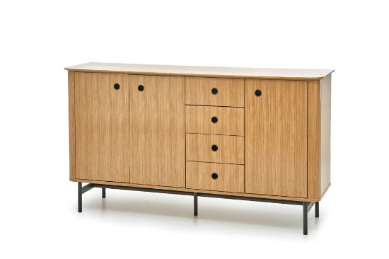 Obrazek Komoda Saon 1 dąb naturalny/czarny