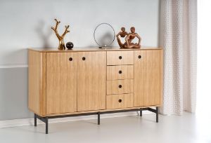 Obrazek Komoda Saon 1 dąb naturalny/czarny