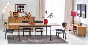 Obrazek Komoda Saon 1 dąb naturalny/czarny