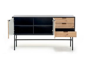 Obrazek Komoda Nadia dąb artisan/czarny