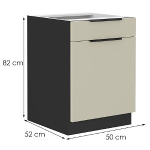 Obrazek Szafka kuchenna Arona cashmere 50d 1f 1s bb