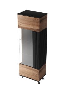 Obrazek Witryna Felicjan dąb wotan/czarny