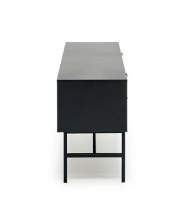 Obrazek Szafka RTV Nadia dąb artisan/czarny