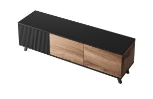 Obrazek Stolik RTV Felicjan 150 dąb wotan/czarny