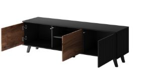 Obrazek Stolik RTV Felicjan 150 dąb wotan/czarny