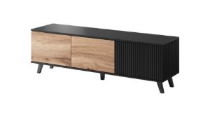 Obrazek Stolik RTV Felicjan 150 dąb wotan/czarny