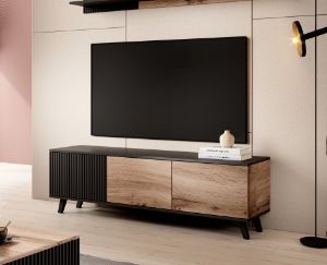 Obrazek Stolik RTV Felicjan 150 dąb wotan/czarny