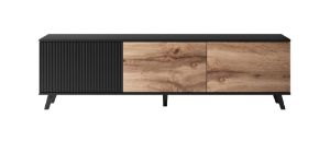 Obrazek Stolik RTV Felicjan 180 dąb wotan/czarny