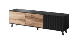 Obrazek Stolik RTV Felicjan 180 dąb wotan/czarny