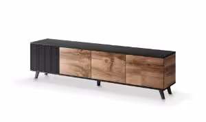 Obrazek Stolik RTV Felicjan 200 dąb wotan/czarny