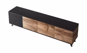 Obrazek Stolik RTV Felicjan 200 dąb wotan/czarny