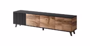 Obrazek Stolik RTV Felicjan 200 dąb wotan/czarny